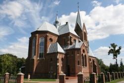 Kościół w Laszkach p. w. św. Zofii i św. Szczepana - zaprojektowany przez Talowskiego., Fot. Wikipedia.
