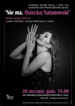 afisz recital Justyna Szafran, Fot. Dawid Biernat Sanaa Studio, Fot. Fot. Dawid Biernat Sanaa Studio