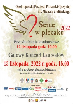 Festiwal Piosenki Ojczystej ,,Serce wplecaku 2022