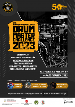 „Drum Master Challenge 2023” konkurs perkusyjny