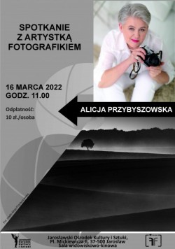 afisz dotyczący wydarzenia, Fot. fotografia ze zbiorów Alicji Przybyszowskiej